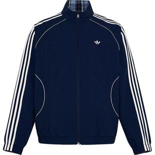 Adidas/阿迪达斯官方正品三叶草男士立领双面穿宽松外套KT6367