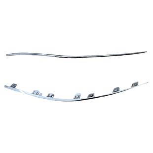 适用于22-25款奔驰C级C200L C260L W260前保险杠亮条镀铬装饰条后