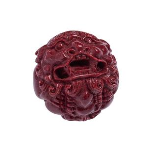 原矿正品朱砂貔貅隔珠紫金砂珠子散珠手串手链DIY本命年小珠子