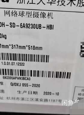 大华DH-SD-6A9230UB-HBI网络球型摄像机—议价