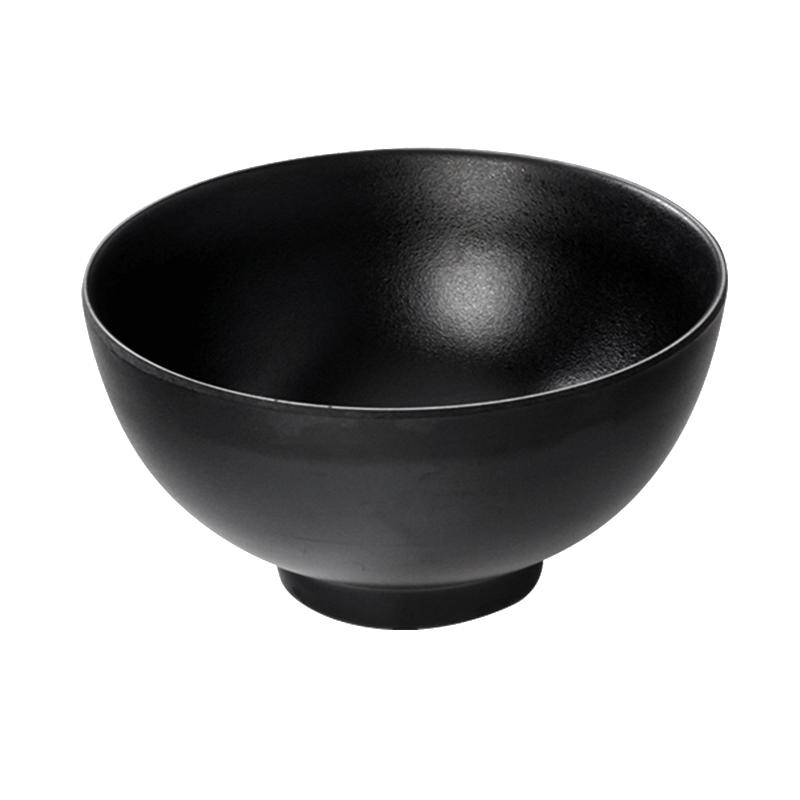 祥源美密胺餐具小碗商用黑色饭碗