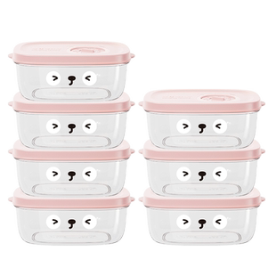 川岛屋糙米饭分装盒食品级冷冻可微波保鲜盒减脂定量杂粮饭小饭盒