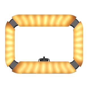 Ulanzi优篮子U200手持环形摄影补光灯抖音直播纹绣美甲美睫手机相机跟拍美颜拍照vlog打光灯运动相机兔笼支架