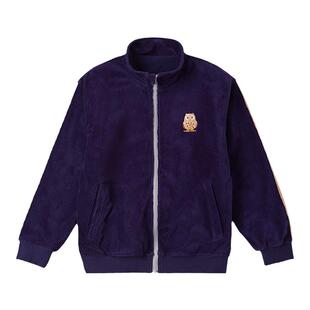 千趣会童装春秋款儿童外套男女童胸前刺绣内里摇粒绒立领防风上衣