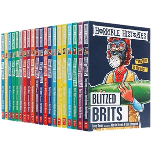 正版 可怕的历史全套10册 英文原版 Horrible Histories 糟糕的历史英剧同名小说书 进口儿童科普英语学习章节书历史书 英文版