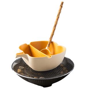 容山堂粗陶煮茶砂锅新款围炉煮茶壶围聚煮茶炉子煮茶器煮奶茶陶罐