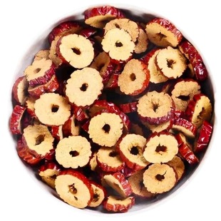 新疆特产红枣干红枣片枣圈脆酥干吃泡水灰枣片无核红枣圈酥脆泡茶