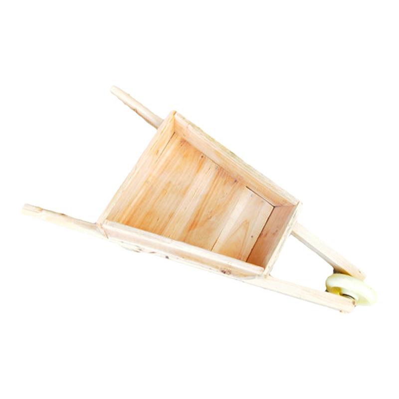 儿童木推车手推车独轮车坐兜推车感统训练玩具运动会道具小孩玩具