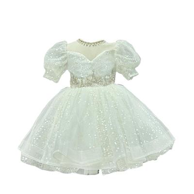 儿童升旗仪式服装租赁公主裙女童高端礼服出租小女孩花童白色婚纱