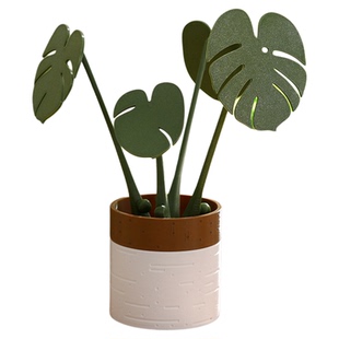 龟背叶树状隔热垫餐桌摆件客厅家居装饰品好物实木防烫锅垫高级感