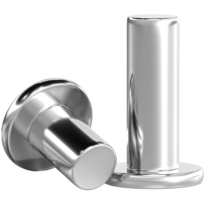 GB109 304不锈钢实心平头铆钉敲击式手打柳丁M2M3M4M5M6M8-M20mm