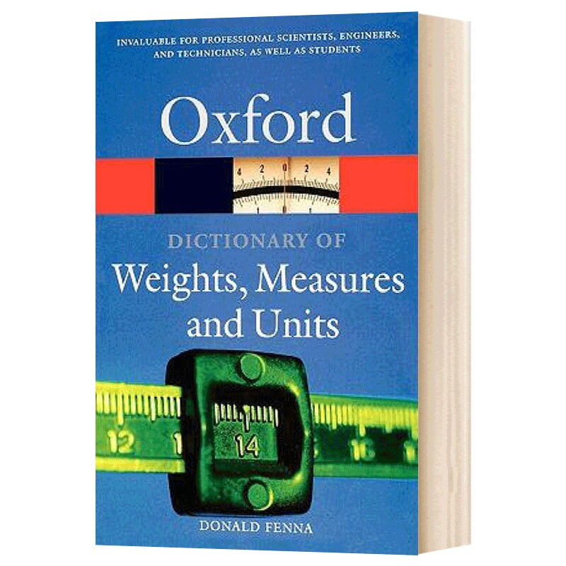 英文原版 A Dictionary of Weights Measures and Units 重量测量单位词典 英文版