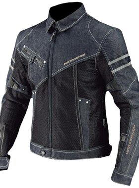 牛仔衣 赛车服摩托车骑手夏季骑行服JK－006