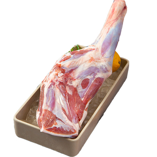 内蒙古原切羔羊腿肉2.4斤锡盟草原乌珠穆沁羔羊肉羊腿烧烤食材