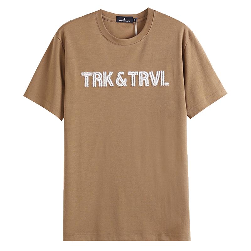【含莱赛尔】TREKTRAVEL德国飞鹰短袖T恤男夏季新款舒适亲肤上衣