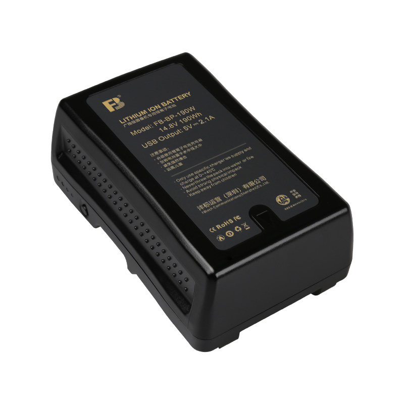 沣标BP-190W索尼摄像机电池HDW-800P广播级PDW-850摄影补光灯LED监视器BMCC外挂供电系统V口V型卡扣BP150Ｗ