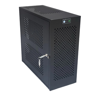 服务器工作站防盗保密机箱外壳保护罩铁箱铁笼主机箱加锁安全机箱