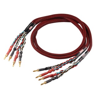 美国西电喇叭线进口发烧音箱线专业hifi纯铜音响线香蕉头Y插针插