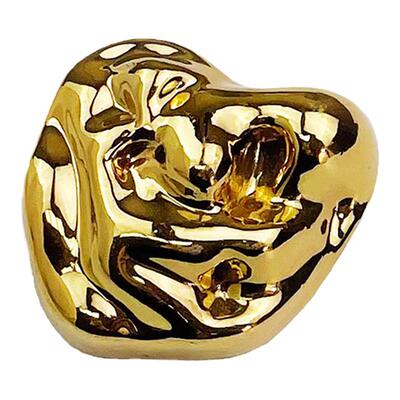 简约素色冷淡风不规则金属纽扣