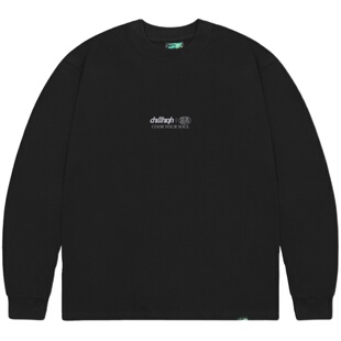 ChillHigh 经典秋高logo基础款 270克纯棉重磅男女同款长袖