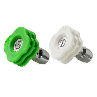 绿田快插喷嘴1/4快接式25度40度高压洗车机水枪头家商用专用配件