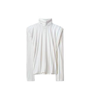 【特价5折】EYTYS正品T恤Ariel高领条纹修身运动衫