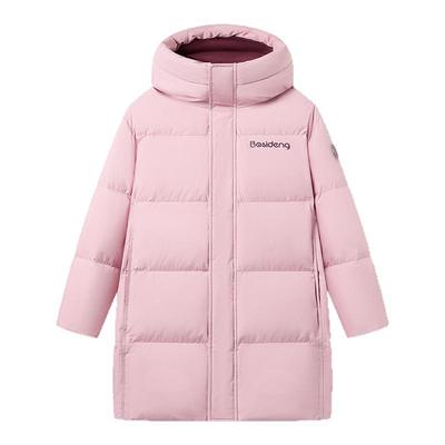 男童女童中长款连帽运动