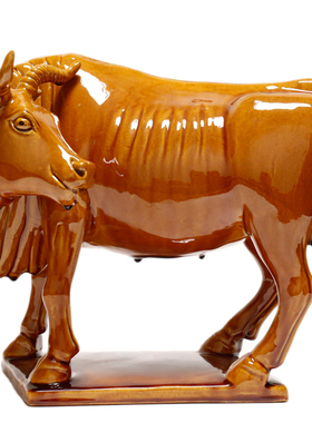 开业礼品招财办公室手工华尔街牛