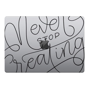 小众简约美式字母笔记本电脑保护壳适用苹果Macbook case保护套M5 Pro14 M4 M3M2 Air13.6 m1 13.3寸Pro13