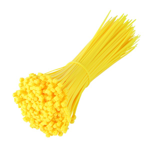 4*200扎带拉紧器 红黄蓝绿色尼龙塑料彩色园艺固定卡扣数据线捆绑