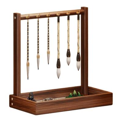 毛笔挂架学生宿舍桌面毛笔笔挂