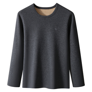 七匹狼保暖内衣男款2026新款加绒加厚秋衣秋裤男士冬季保暖单上衣