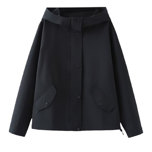 大码工装外套女款2026新款春秋季漂亮巨好看的防风休闲冲锋衣夹克