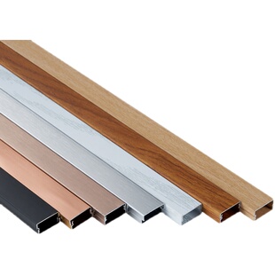 线槽明装走线铝合金方形线槽墙面装饰走明线免钉网线电线遮挡美化