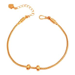 IOEKO免绑针式穿珠手链项链可调节可穿黄金diy手工转运珠手绳配饰