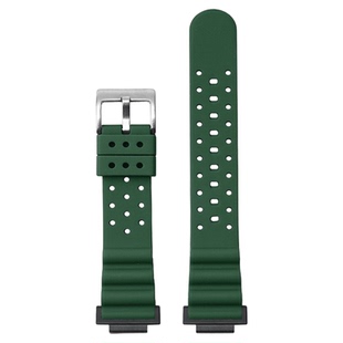 沐时20/22mm适用精工seiko元祖罐头潜水手表带男士300米石英表