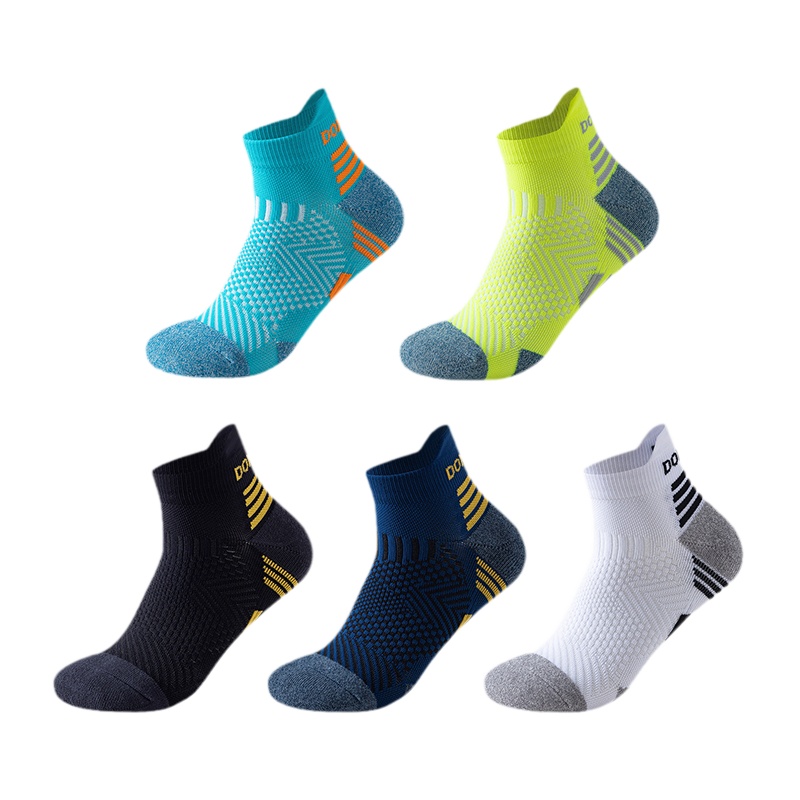 短筒毛巾底马拉松专业跑步袜子男女士防臭吸汗透气速干训练运动袜