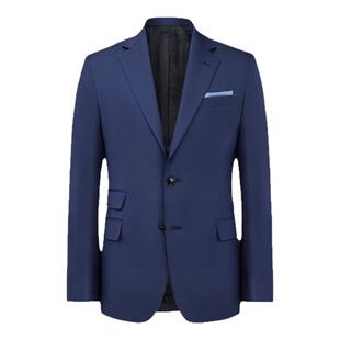 KIESSU定制海军蓝藏青商务男夏季轻薄西服新郎礼服结婚西装彭于晏