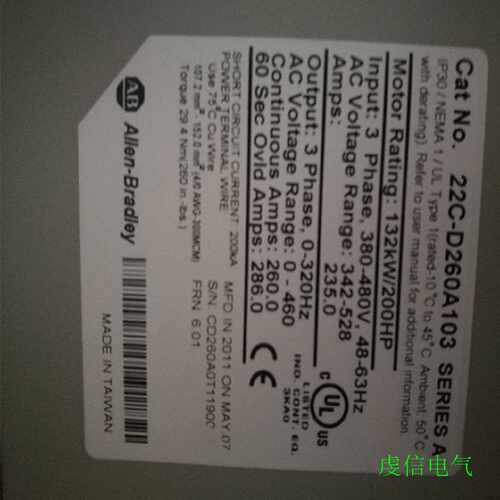 议价22B-D6P0N204  AB 变频器 罗克韦尔处理器22BD6P0N204 正品全