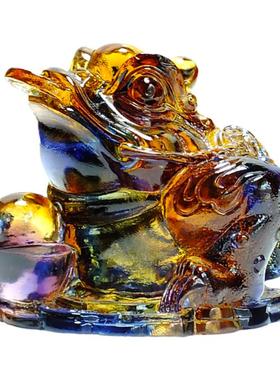 三脚金蟾招财摆件家庭艺术工艺品