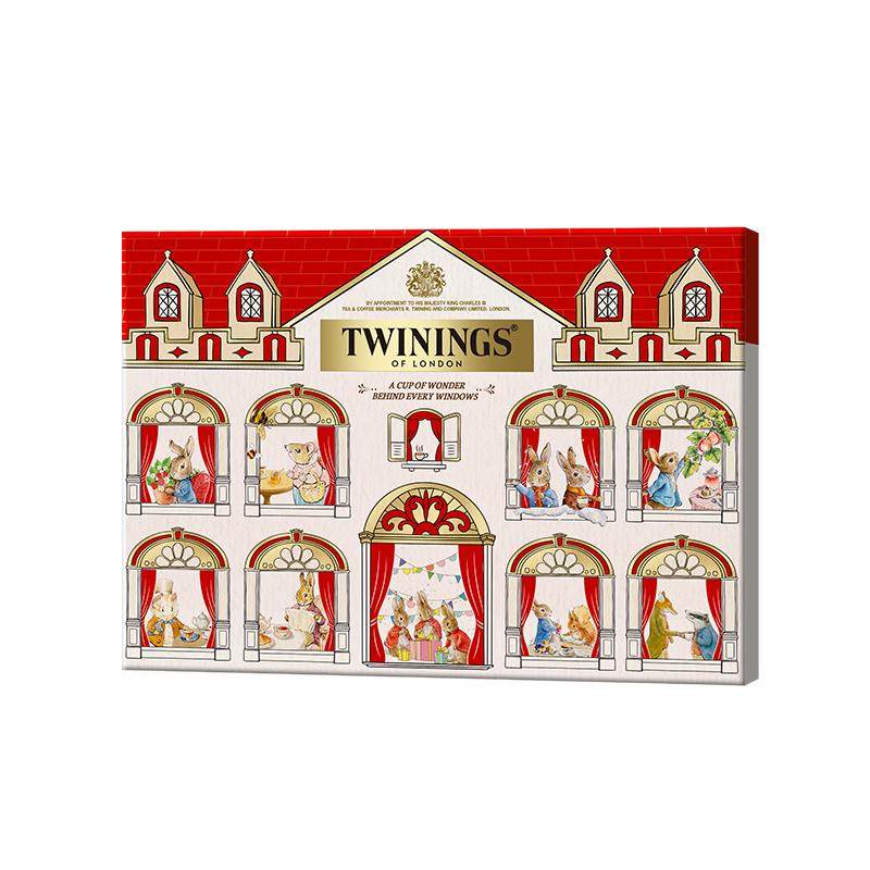 Twinings川宁伯爵的窗扉盲盒礼盒进口红茶茶包生日伴手礼圣诞礼物