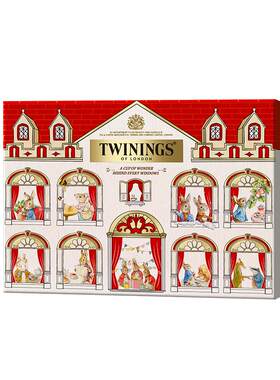 Twinings川宁伯爵的窗扉盲盒礼盒进口红茶茶包生日伴手礼节日礼盒