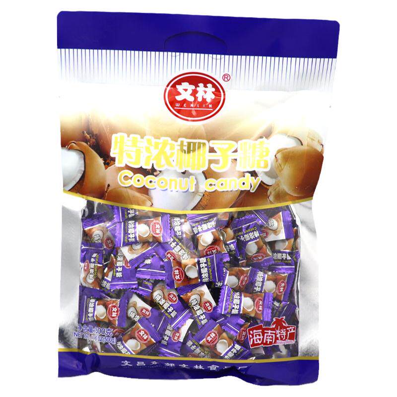 文林海南特产椰子袋装传统硬糖