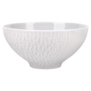 波佐见烧白山饭碗日式陶瓷碗日本进口餐具锤纹手工白色纯色拉面碗