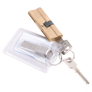 防盗门锁芯外壳铜AB锁芯大门锁芯8把钥匙铁饼弹子通用型门锁