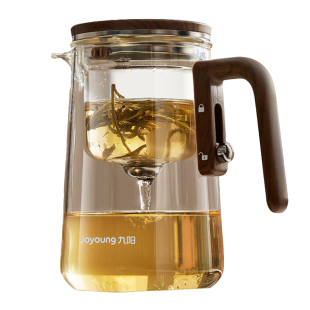 九阳磁吸飘逸杯家用办公茶水分离泡茶神器耐热玻璃壶易清洗正品