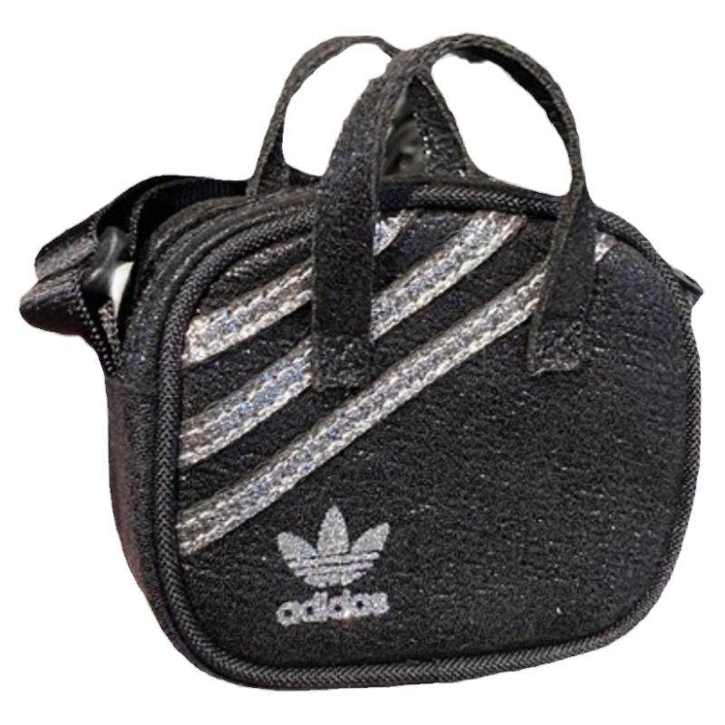 1月阿迪达斯ADIDAS三叶草BAG闪亮钥匙包迷你单肩包HB0011/HB0012