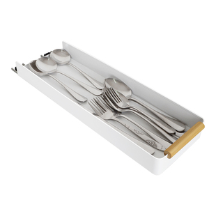 铲子勺子刀筷子置物架夹缝窄架子橱柜分层架厨房抽拉篮餐具收纳盒