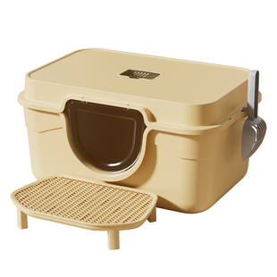 猫砂盆超大号防外溅全封闭式防臭家用猫厕所防带砂特大号专用屎盆