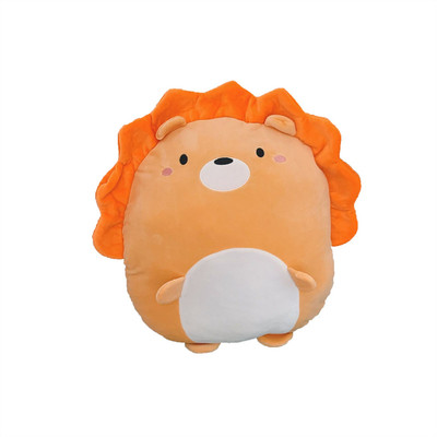 ins可爱恐龙狮子睡觉软萌女孩